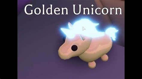 Roblox Adopt Me Making Neon Unicorn Golden Unicorn Youtube