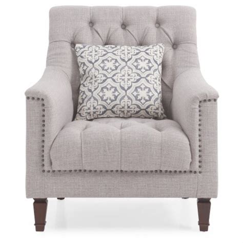 Charleston Light Gray Upholstered Accent Chair 1 Kroger