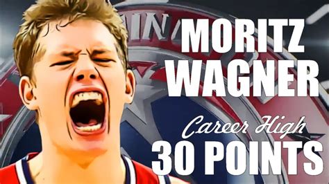 Nba Moritz Wagner Career High 30 Points Washington Wizards