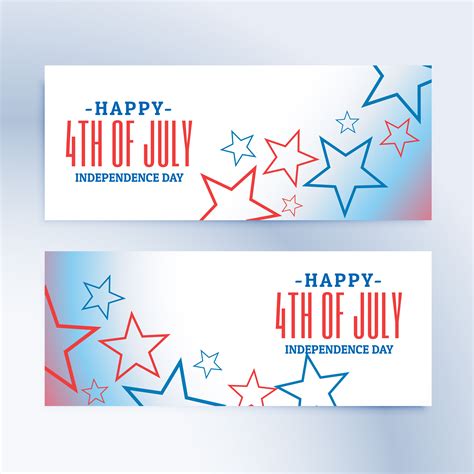 Happy 4th Of July Independence Day Banners And Headers Download Free