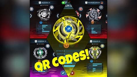 Beyblade burst app hasbro scan codes! Maximum Garuda Qr Code & New Recolours! - YouTube