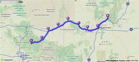 Driving Directions From Payson Arizona To Santa Fe New Mexico