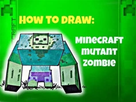 I find it almost ridiculous to even write a description on these characters from the online game minecraft. How To Draw Minecraft Mutant Zombie Mod - YouTube