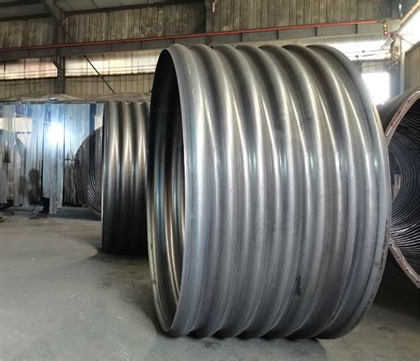 Galvanized Corrugated Culvert Steel Pipe For Building Material China