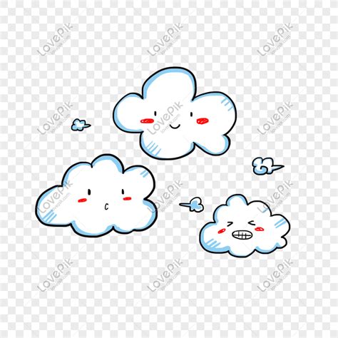 awan kartun PNG grafik gambar unduh gratis - Lovepik