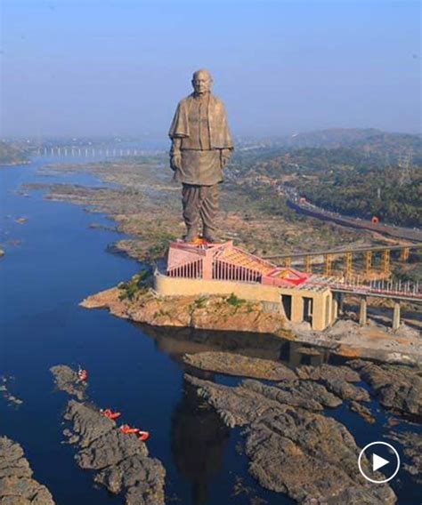 India Unveils World S Tallest Statue Statue Of Unity