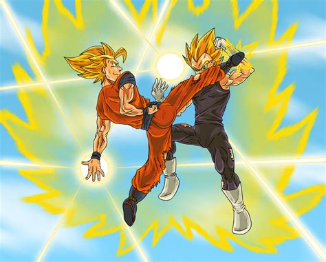 Goku Vs Vegeta By Crimsoncypher On Deviantart