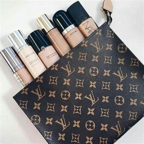 Luxury Checkered Makeup Bag Literacy Basics