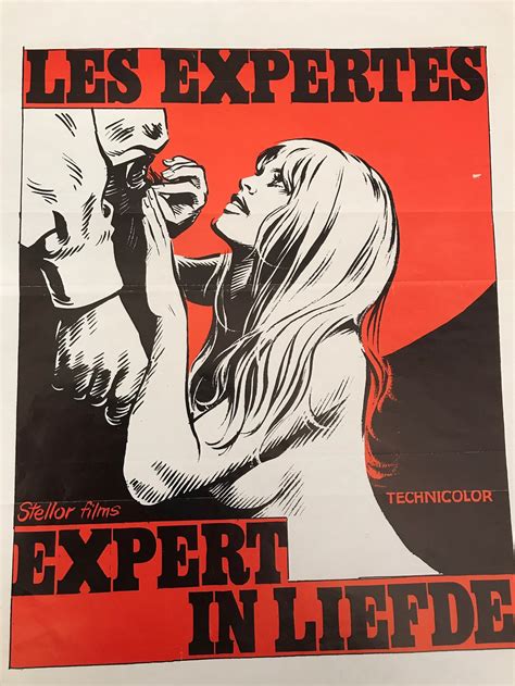 1971 sexploitation film movie poster les expertes expert in etsy