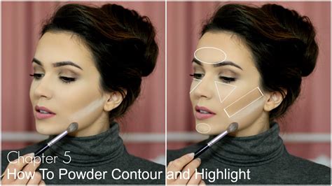 How To Contour And Highlight Face Nose And Cheeks Youtube