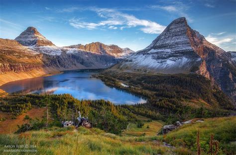 Kings Hidden Lake Glacier National Park Montana By Aaron Reed On