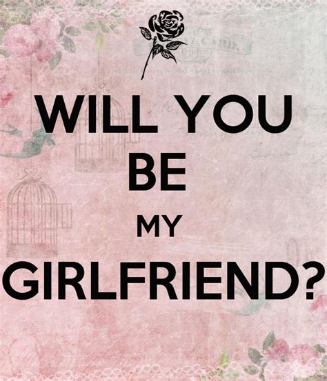 Will You Be My Girlfriend Poster Rivanrivaldi Keep Calm O Matic