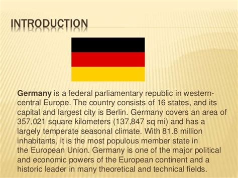 Ppt On Germany