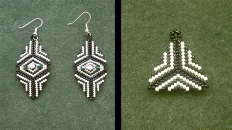 Beading4perfectionists Earrings How To Bead A Triangle With Delica