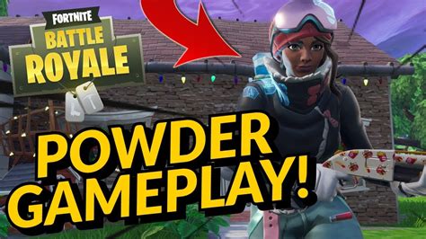 Powder Skin Gameplay In Fortnite Battle Royale Youtube