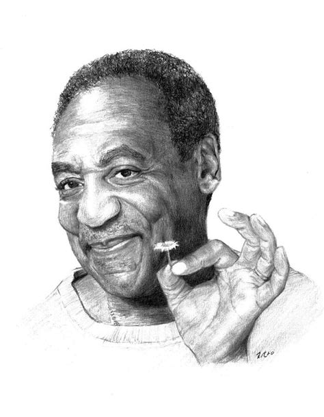 Bill Cosby Drawing By Lou Ortiz