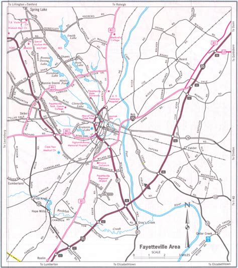 Maps Of Fayetteville North Carolina