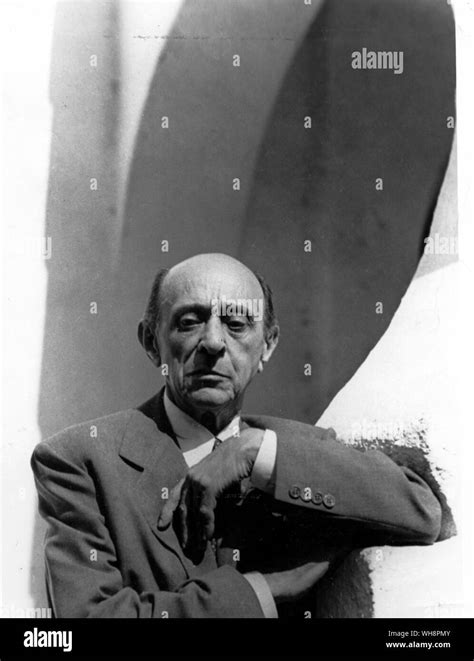 Arnold Schoenberg Austrian Composer 1874 1951 Stock Photo Alamy