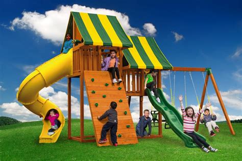 Eastern Jungle Gym Sky 1 Wooden Playscapes