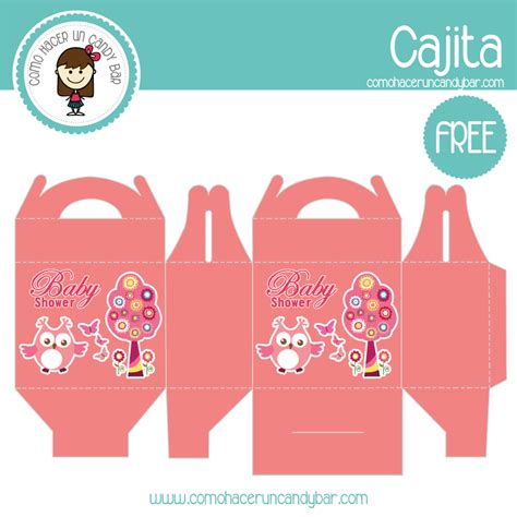 Baby Shower Cajita Para Imprimir Kits Imprimibles Para Fiestas Gratis