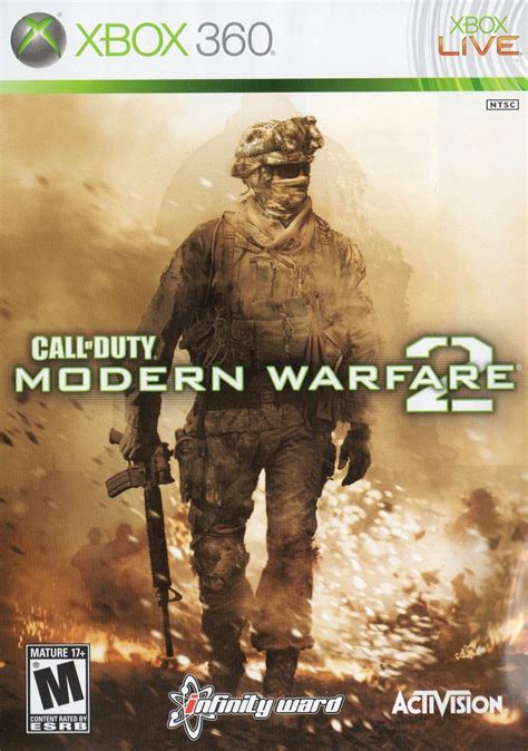 Call Of Duty Modern Warfare 2 2009 Xbox 360 Box Cover Art Mobygames
