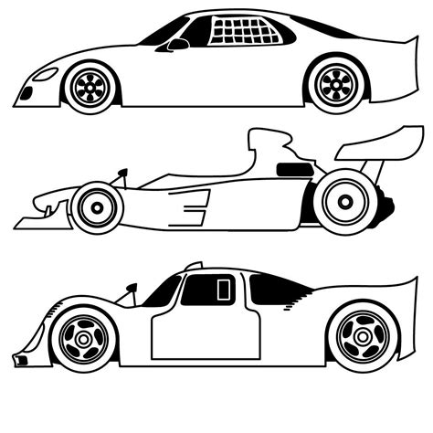 Araba boyama sayfasi in 2020 cars coloring pages race car. Race Car Coloring Pages | Boyama sayfaları, Yarış arabası ...