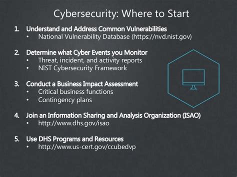 Dhs Cybersecurity Webinar