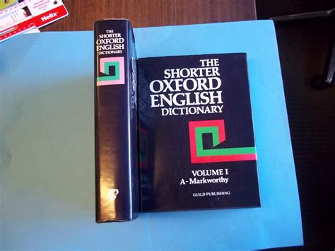The Shorter Oxford English Dictionarythird Edition Completely Reset