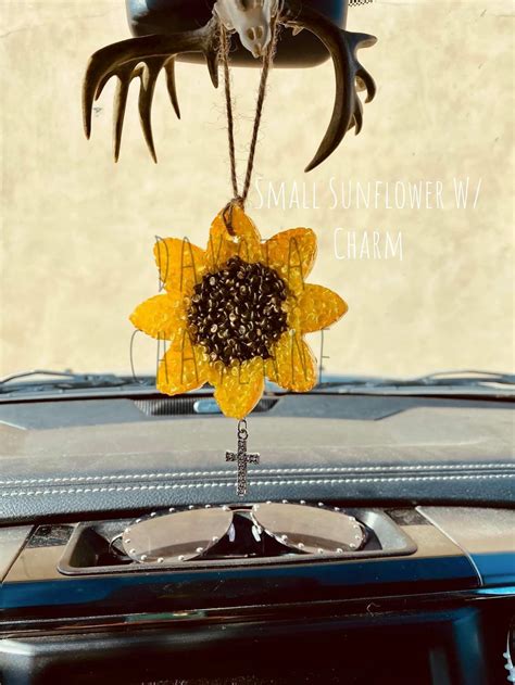 sunflower car freshies etsy