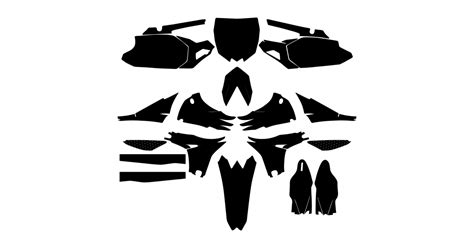 Yamaha YZF 450 2010 2011 2012 2013 Graphics Template
