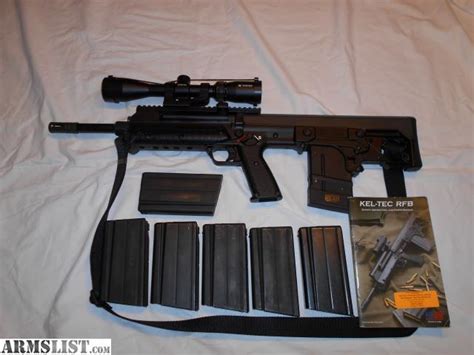 Armslist For Sale Kel Tec Rfb Bullpup 762308 Rifle