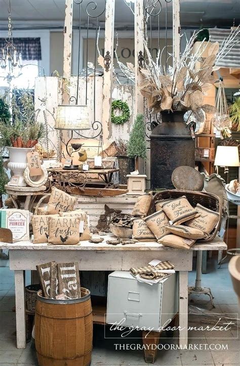 We have something for every farmhouse style. Online Thrift Store Home Decor | Antique booth displays ...