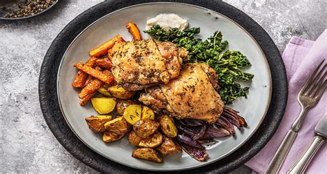 Chicken with Roasted Veg Recipe | HelloFresh