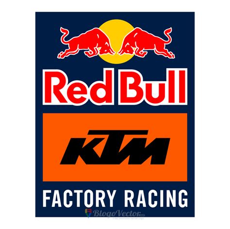 Red Bull Ktm Factory Racing Logo Vector Blogovector