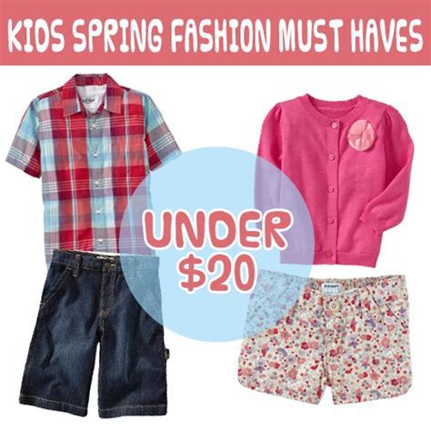 Kids Spring Fashion Must Haves Under 20 Spring Fashion Style For Kids