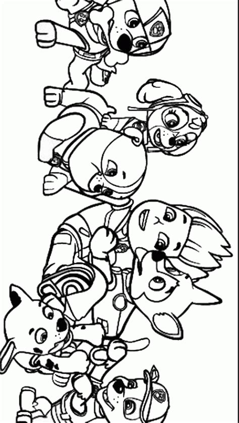 Skye Paw Patrol Coloring Page - Coloring Home