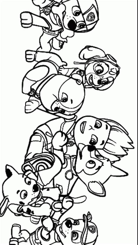 Skye Paw Patrol Coloring Page - Coloring Home