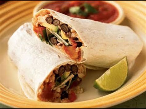 Turkey Bean Burrito I Would Use Food For Life Brown Rice Tortillas
