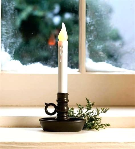 33 Electric Christmas Candles For Windows Plow And Hearth Png