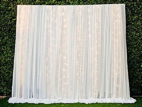 White Curtain Backdrop