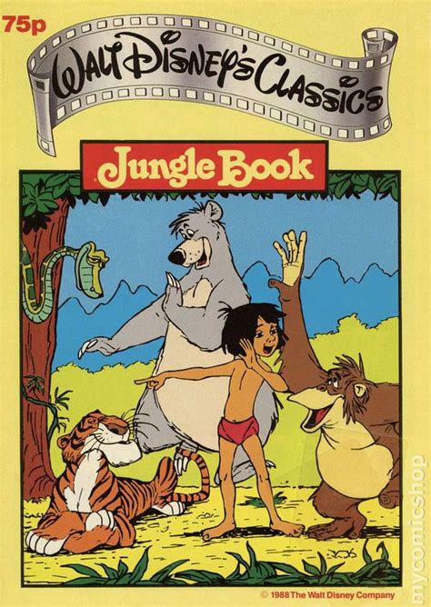 Walt Disneys Classics Jungle Book Uk 1988 Egmont Comic Books