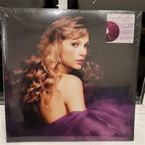 Taylor Swift Speak Now Taylors Version 3lp Orchid Purple Marbled Vinyl