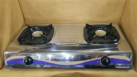 Kompor ini memiliki jenis api besar yang membuat anda dapat melakukan proses memasak dengan cepat. Kompor Gas Rinnai 2 Tungku 522 E Stainles stenlis ...