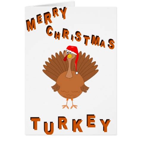 christmas turkey cartoon zazzle