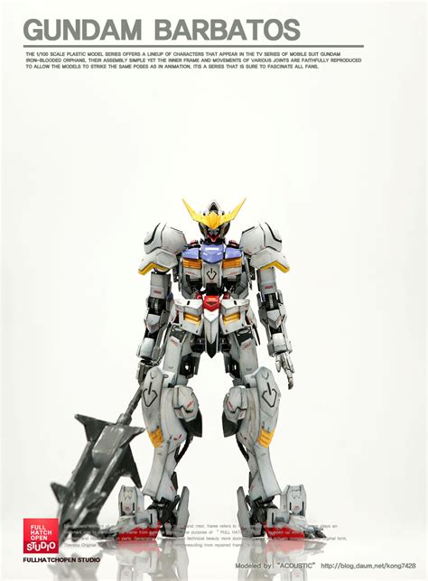 Gundam Guy 1100 Gundam Barbatos Open Hatch Customized Build
