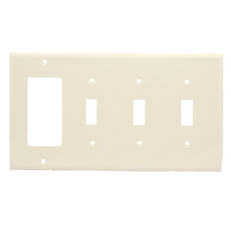We did not find results for: Leviton 3-Gang 2-Toggles 1-Decora Standard Size Nylon Combination Wallplate, White-80732-W - The ...