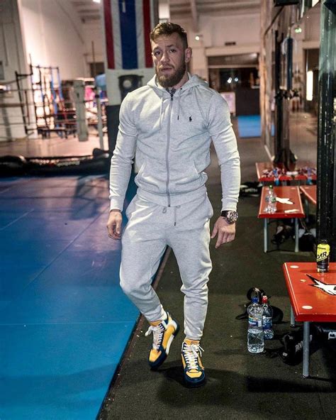 Conor mcgregor style in real life. SPOTTED: Conor McGregor Comfy in Ralph Lauren Tracksuit ...