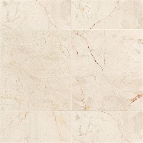 Crema Marfil Honed Marble Tile 6 X 12 100105097 Floor And Decor