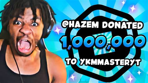 hazem gave me 1 million robux youtube