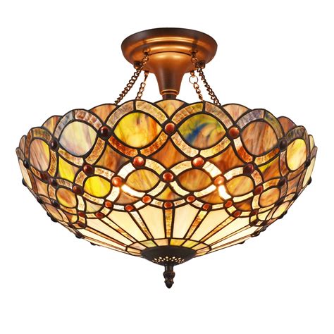 This majestic collection ceiling light is the piece de resistance of any formal interior. CHLOE Lighting, Inc CH38435GG16-UF2 Semi-flush Ceiling Fixture